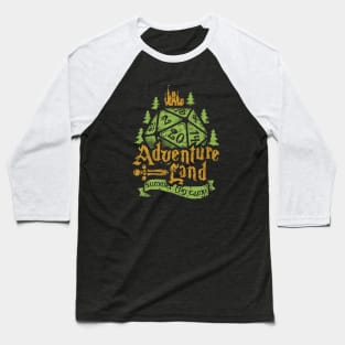 Adventureland Summer RPG camp Baseball T-Shirt